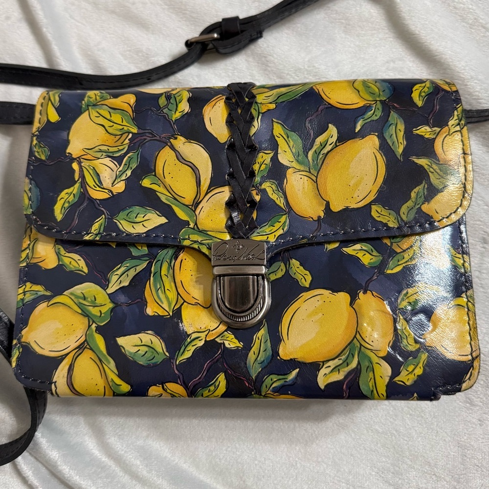 Patricia Nash Leather Lemon Crossbody - Picture 2 of 15